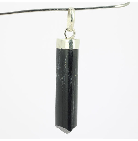 pendentif unique tourmaline et argent