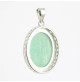 pendentif just un s amazonite