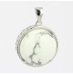 just un s pendentif howlite