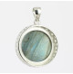 pendentif argent pierre labradorite