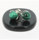 malachite puces d'oreilles perla