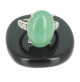 bague aventurine et argent