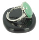 aventurine bague argent