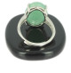 bague argent pierre aventurine