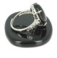 just un s bague obsidienne oeil céleste