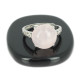 bague quartz rose