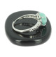 bague amazonite sur argent