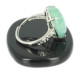 bague argent pierre amazonite