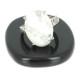 howlite bague argent