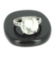 bague argent pierre howlite