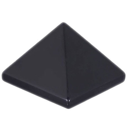 pyramide obsidienne noire