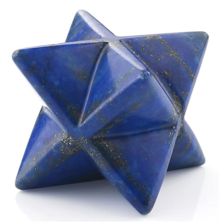 merkaba de lapis lazuli naturel