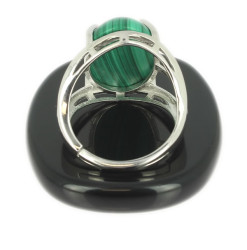 bague malachite collection trendy