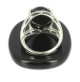 bague obsidienne oeil céleste trendy limited