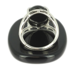 bague obsidienne oeil céleste trendy limited