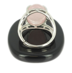 bague quartz rose trendy limited