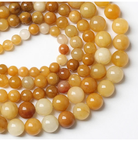 aventurine jaune perles