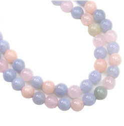 morganite naturelle perles