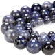 iolite perles naturelles