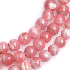 rhodochrosite perles naturelles