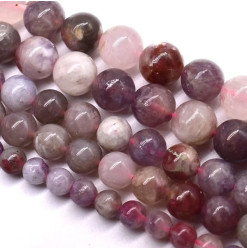 tourmaline rose perles naturelles