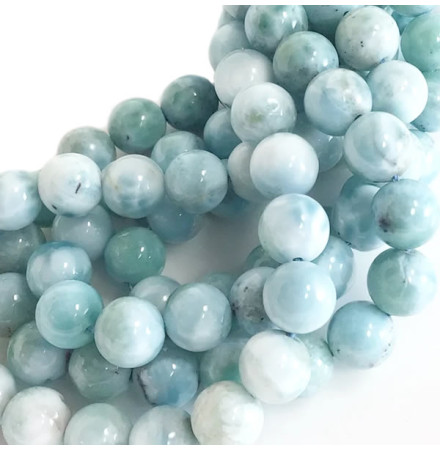 larimar perles naturelles