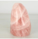 bloc de quartz rose poli