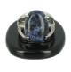 sodalite bague en argent