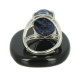 bague pierre sodalite sur argent