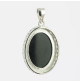 pendentif obsidienne noire just un s