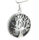 pendentif arbre de vie hématite