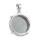 agate oeil pendentif lady m