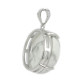 pendentif argent cabochon howlite