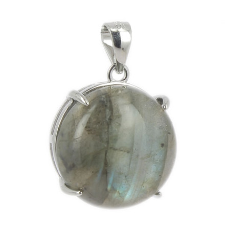 labradorite pendentif argent