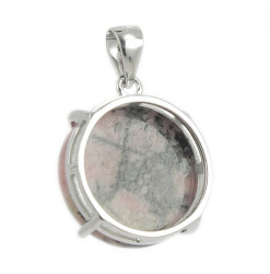 rhodonite pendentif lady m