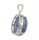 pendentif sodalite et argent