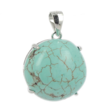 turquoise pendentif agent