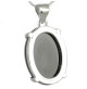 pendentif obsidienne noire trendy