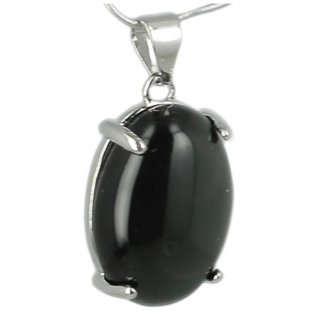 obsidienne oeil céleste pendentif cabochon