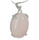 quartz rose pendentif trendy