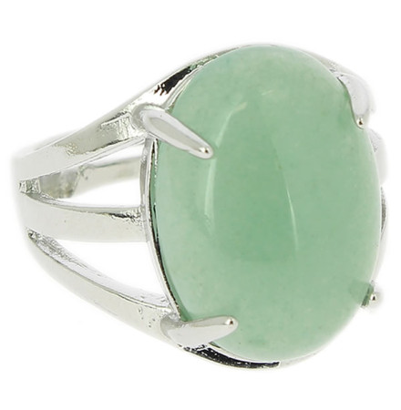 bague aventurine verte