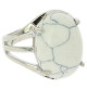 bague howlite pierre cabochon