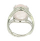 quartz rose bague trendy