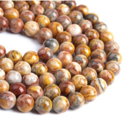 perles agate crazy lace