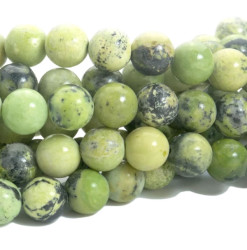 perles chrysoprase