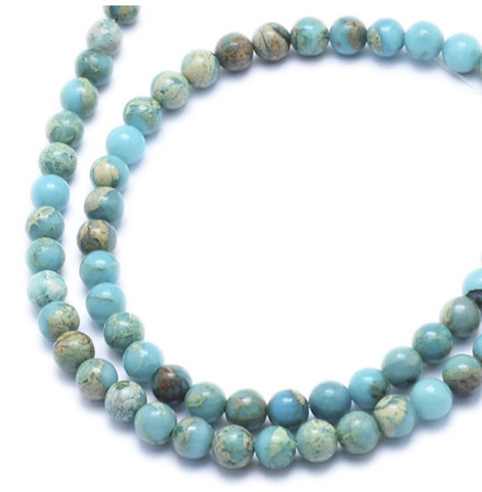 jaspe aqua terra perles