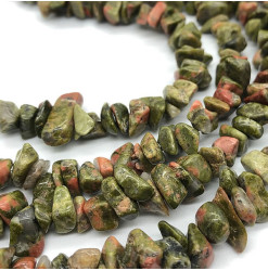 perles chips unakite