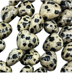 jaspe dalmatien perle coeur