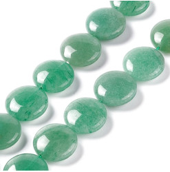 aventurine perle ronde plate