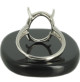 bague argent cabochon ovale